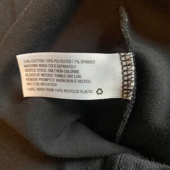 Victor Glemaud for Target Flared Athletic Pants Black w/White Piping Size Med - Picture 9 of 9